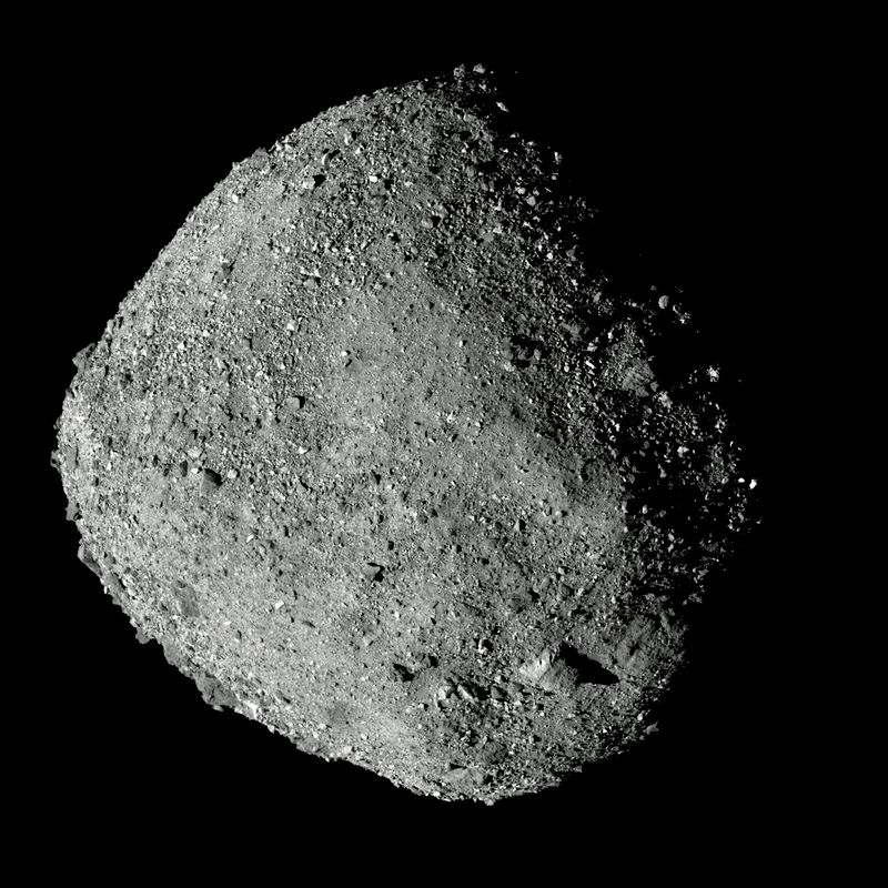 OSIRIS-Rex-იდან დანახული ასტეროიდი